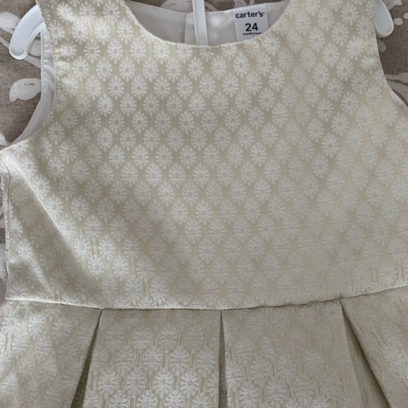 BNWT Carter’s Jacquard 24 months Christmas sparkle Dress - Picture 4 of 8